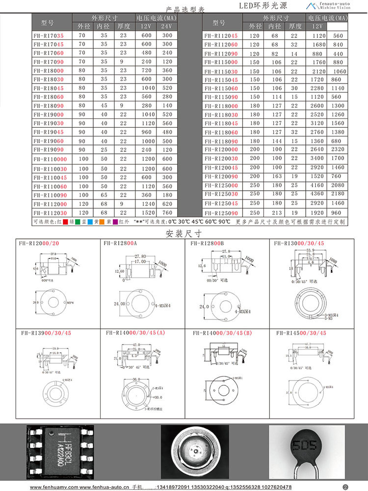 环形光源规格