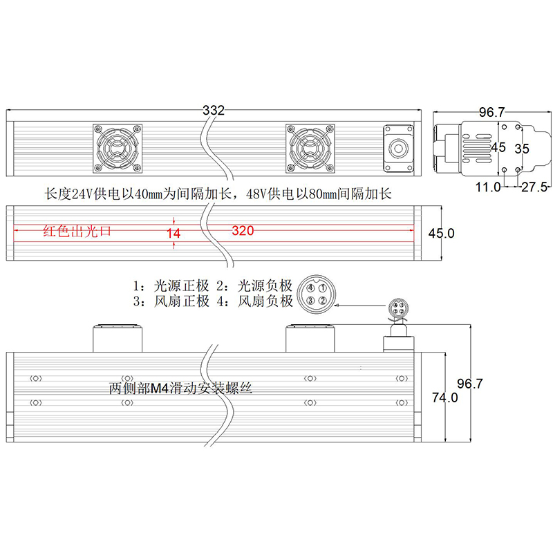 线扫相机光源